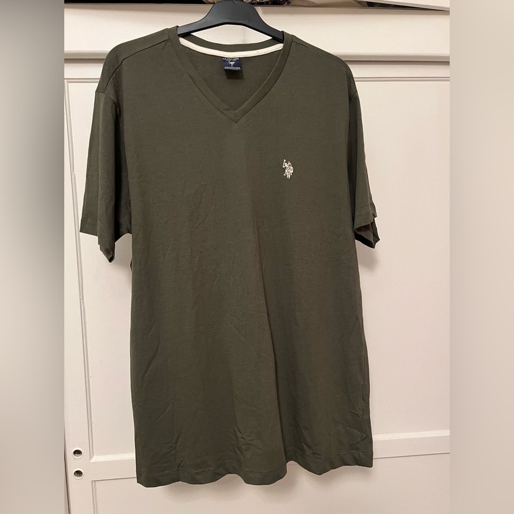 Polo Ralph Lauren Tee LIKE NEW V Neck forest green